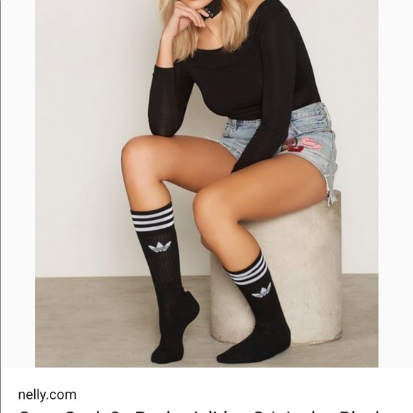 adidas originals knee high socks